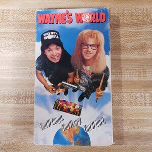Wayne's World 1992 VHS SNL Mike Myers Dana Carvey Penelope Spheeris VTG 90s Cult